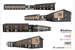 Nieuwbouw 24 appartementen Hoogenweg